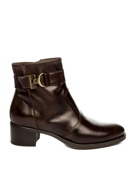 Dark brown leather ankle boot NERO GIARDINI | 411270MANOLETE-300